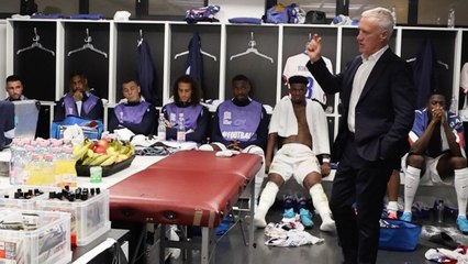 Dans le vestiaire des Bleus pour Israël-France (1-4)