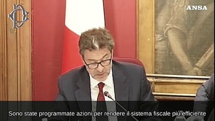 Giorgetti: "Revisione dei valori del catasto se usati bonus edilizi"