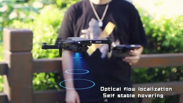 Pro Beginner Drone with 4K Dual Cameras 4 Axis WiFi Control 15 Min Flight LED