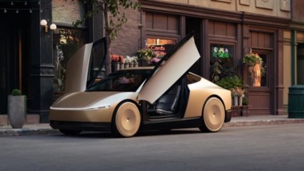 Elon Musk, kendi kendini kullanan Tesla 'Robotaksi'yi tanıttı