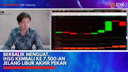 Berbalik Menguat, IHSG Kembali ke 7.500-an Jelang Libur Akhir Pekan