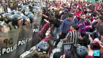 Manifestaciones de transportistas en Perú contra ola de extorsiones