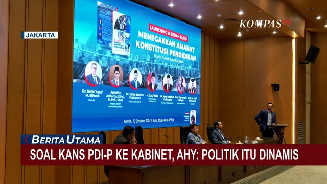 Seberapa Besar 'Peluang' PDIP Masuk Kabinet Prabowo-Gibran? Begini Respons Santai AHY