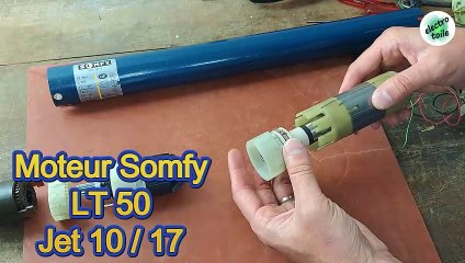 Test d'un moteur de volet roulant Somfy après démontage