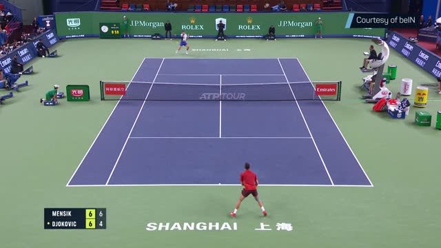 Djokovic downs Mensik to reach Shanghai semis