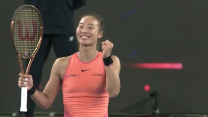 Wuhan - Devant son public, Zhang écarte Paolini et atteint les demies