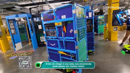 Amazon: see how a robotic distribution center works