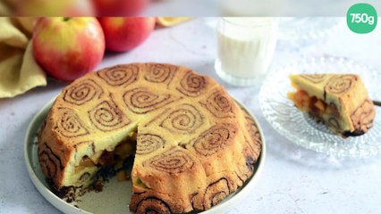 Tourte escargot aux pommes