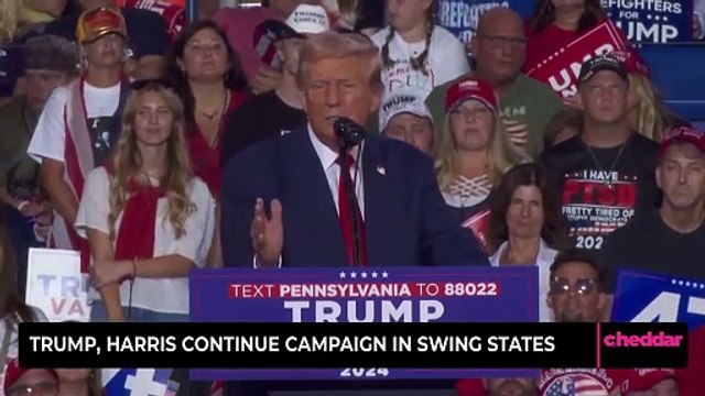 Trump, Harris Continue Campaign in Swing States