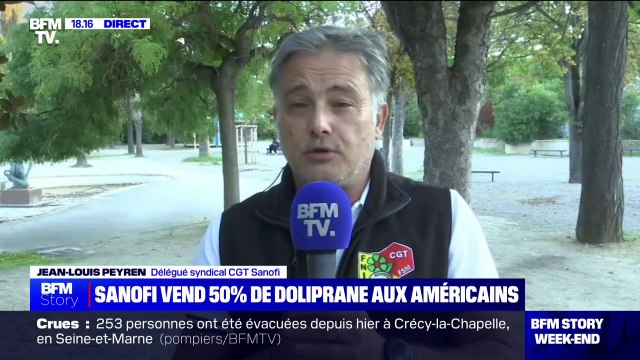 Vente de Doliprane: Depuis plus de 10 ans c'est l'hécatombe chez Sanofi , réagit Jean-Louis Peyren (CGT)