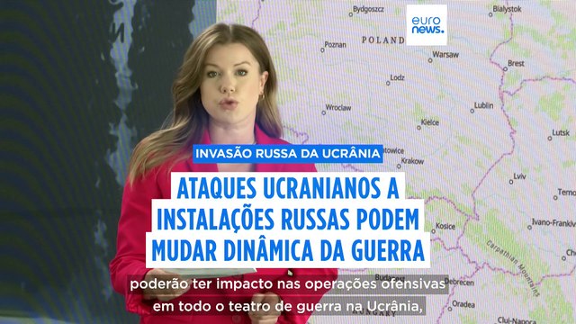 Ataques de drones ucranianos a instalações russas podem alterar a dinâmica da guerra de Moscovo