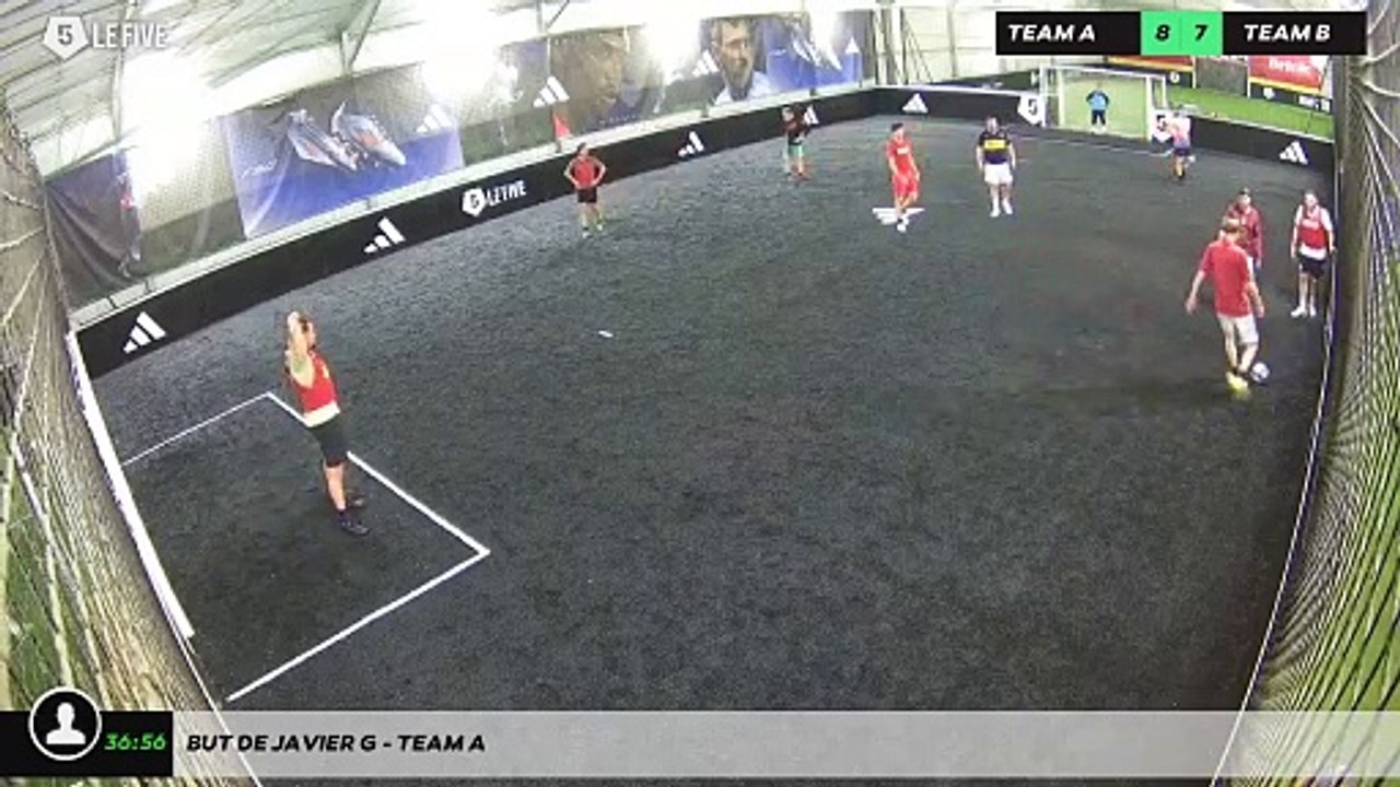But de Javier G - Team A