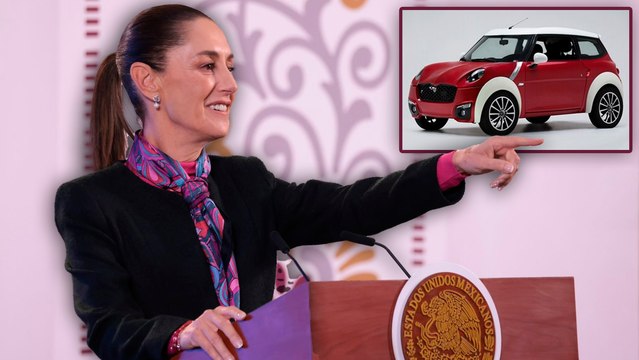 Claudia Sheinbaum anuncia en 'La Mañanera' la fabricación de un auto eléctrico compacto hecho en México