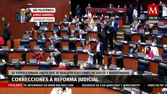 Senador del Partido Verde, Jorge Marín, detalla el proceso de aprobación de leyes secundarias