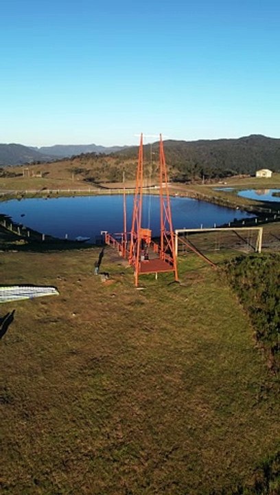 Balanço gigante se torna a nova atração turística da Serra catarinense