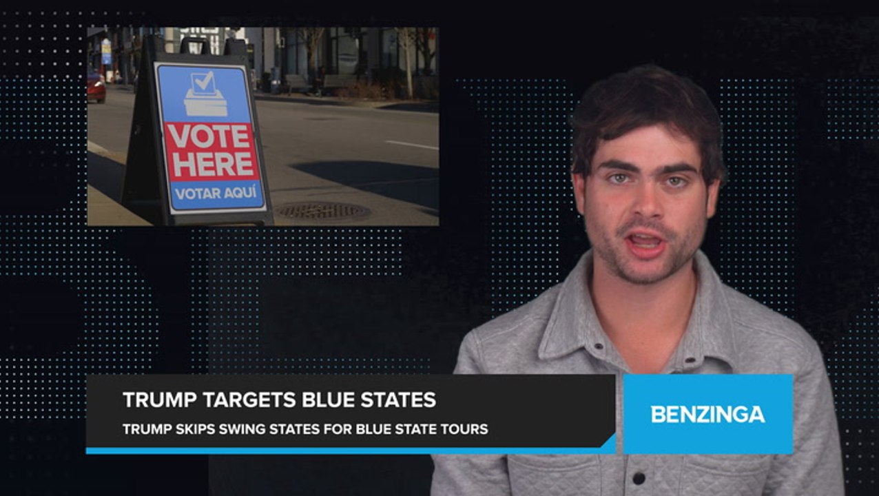 Trump's Plans Rallies In Deep Blue States, Missing Key Battleground States In Critical Weeks Before Election