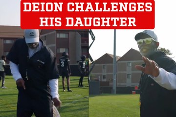 Deion Sanders challenges daughter Shelomi: Who's got the best moves?