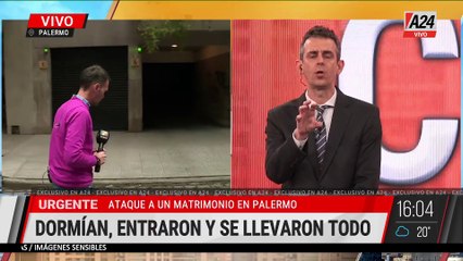 BRUTAL ENTRADERA EN PALERMO: ENTRARON MIENTRAS DORMÍAN Y LOS DESVALIJARON