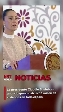 La presidenta Claudia Sheinbaum anunció que su gobierno construirá en apoyo con Infonavit, una parte será para afiliados y la otra para quienes no son derechohabientes y tienen ingresos menores al salario mínimo; otro millón de viviendas serán regularizad