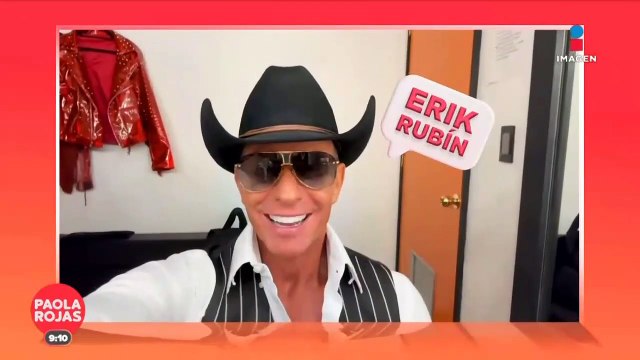 Erik Rubín le manda un mensaje a Paola Rojas por esta nueva etapa