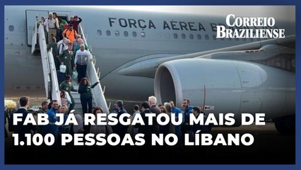 Mais de 1.100 brasileiros foram resgatados pelo FAB no Líbano
