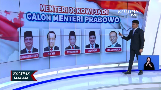 Daftar Menteri Jokowi yang Jadi Calon Menteri di Kabinet Prabowo - Gibran