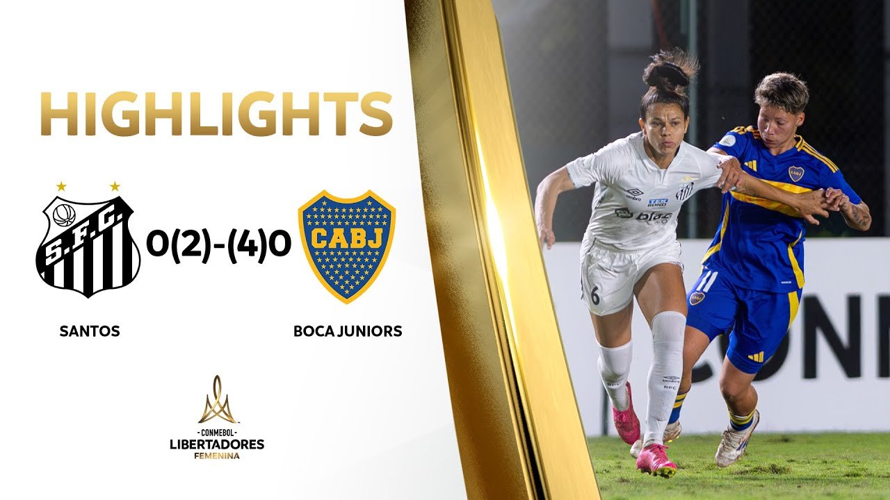 Santos vs Boca Juniors (0 (2) - 0 (4)) | Conmebol Libertadores Femenina 2024 | Cuartos de final