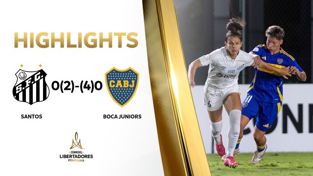 Santos vs Boca Juniors (0 (2) - 0 (4)) | Conmebol Libertadores Femenina 2024 | Cuartos de final