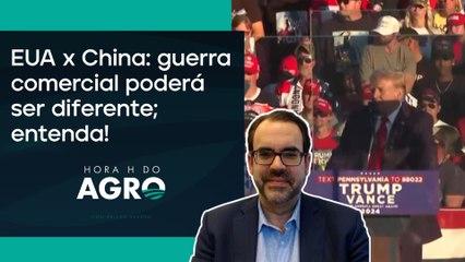 Taxação 'explosiva': Trump promete tarifaço de 60% sobre a China | HORA H DO AGRO