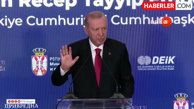 Cumhurbaşkanı Erdoğan: . Türkiye-Sırbistan Ticaret Hacmimiz İki Yıl Üst Üste Rekor Kırarak İki Milyar Doları Aştı.