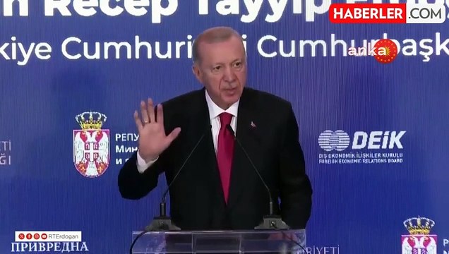 Cumhurbaşkanı Erdoğan: . Türkiye-Sırbistan Ticaret Hacmimiz İki Yıl Üst Üste Rekor Kırarak İki Milyar Doları Aştı.