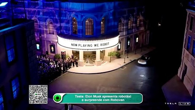 Tesla: Elon Musk apresenta robotáxi e surpreende com Robovan