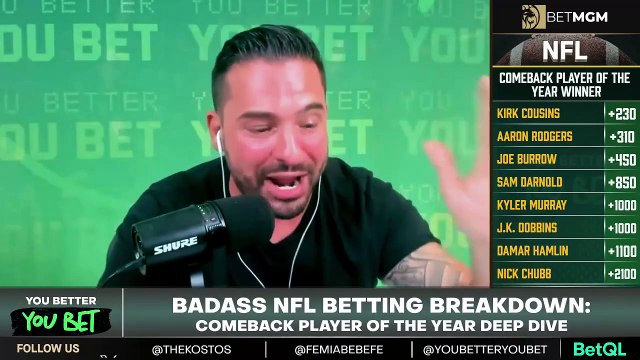 Nick on Comeback Player of the Year: Stop Betting Darnold!