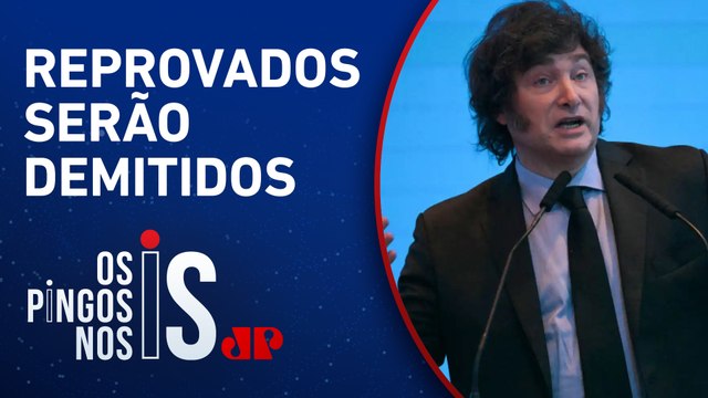 Milei vai avaliar competência de 40 mil servidores públicos da Argentina
