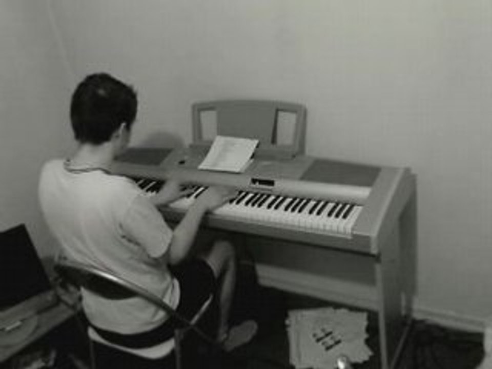 c'est ecrit francis cabrel impro piano chant