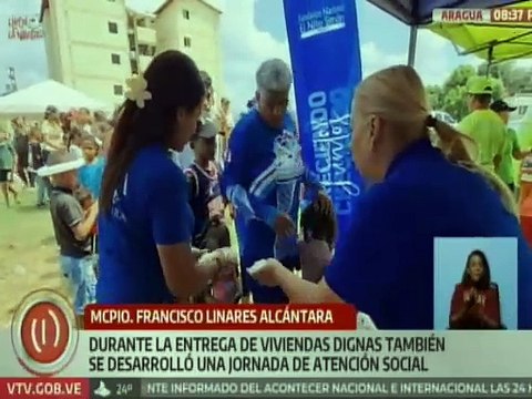 Aragua | GMVV entrega 20 apartamentos a familias del mcpio. Francisco Linares Alcántara