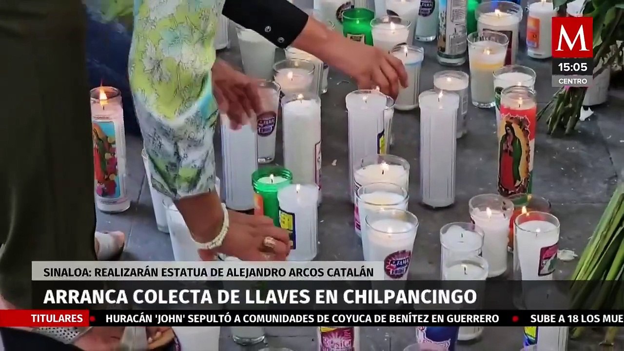 Arranca colecta de llaves en Chilpancingo tras el homicidio del alcalde Alejandro Arcos