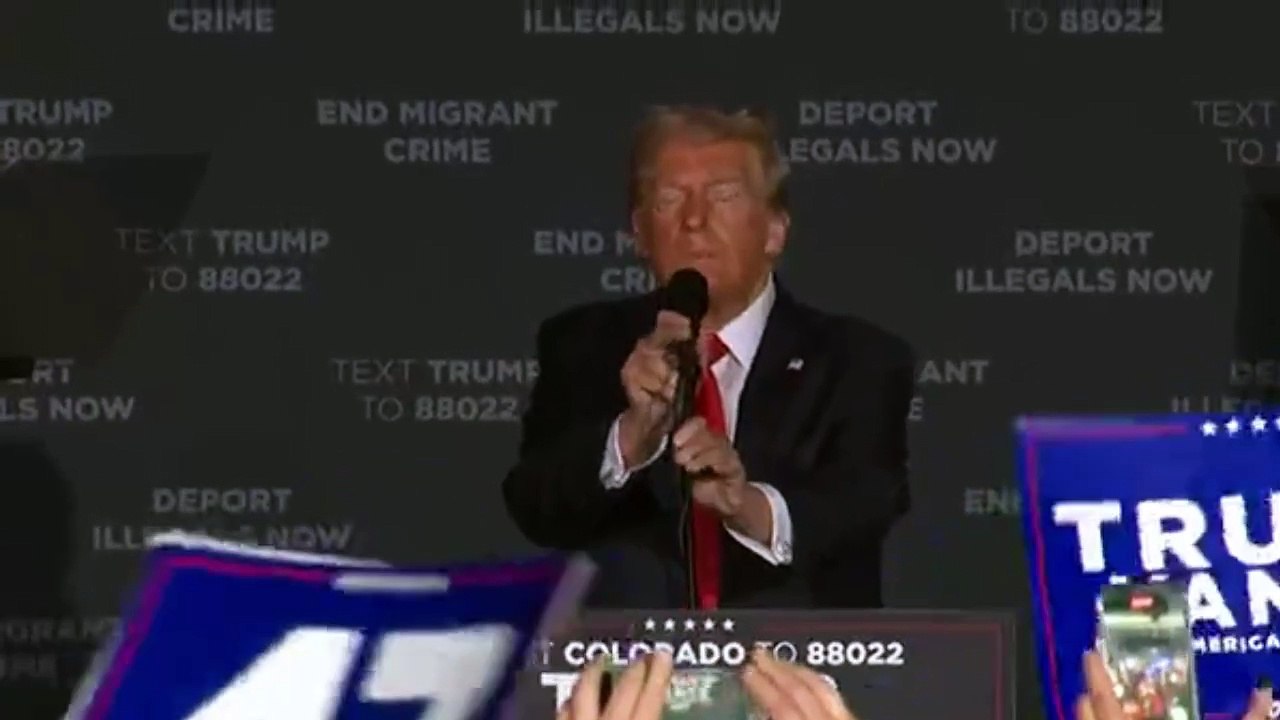 President Trump visits the great state of Colorado