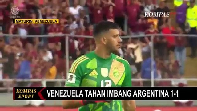 Kualifikasi Piala Dunia 2026 Zona Conmebol: Venezuela Tahan Imbang Argentina 1-1