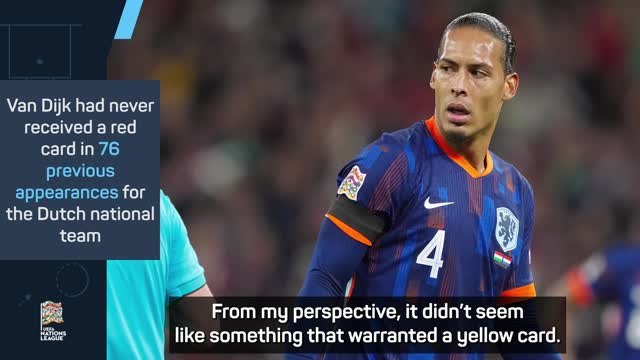 Koeman admits Van Dijk should have been more 'cautious to avoid a second yellow'