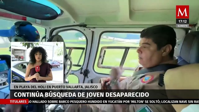 Continúa la búsqueda del joven desaparecido en la Playa del Holi en Puerto Vallarta