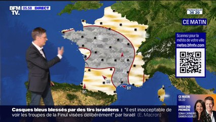 De la pluie arrive par la côte Atlantique ce samedi, les températures commencent à remonter