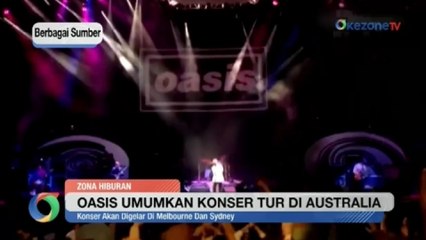 Oasis Umumkan Jadwal Tur Reuni di Australia