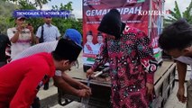 Momen Khofifah Blusukan ke Pasar Templek di Blitar, Tri Rismaharini Ketemu Petani di Trenggalek