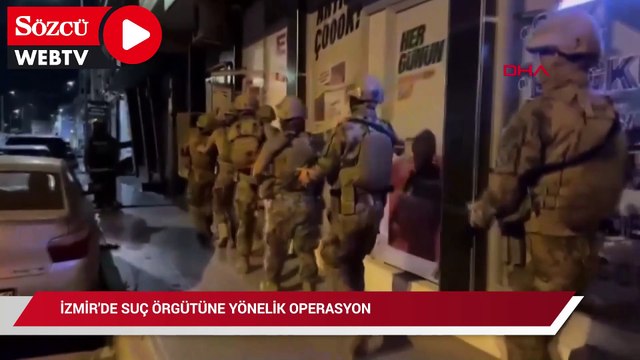 İzmir'de suç örgütüne yönelik operasyonda 7 tutuklama