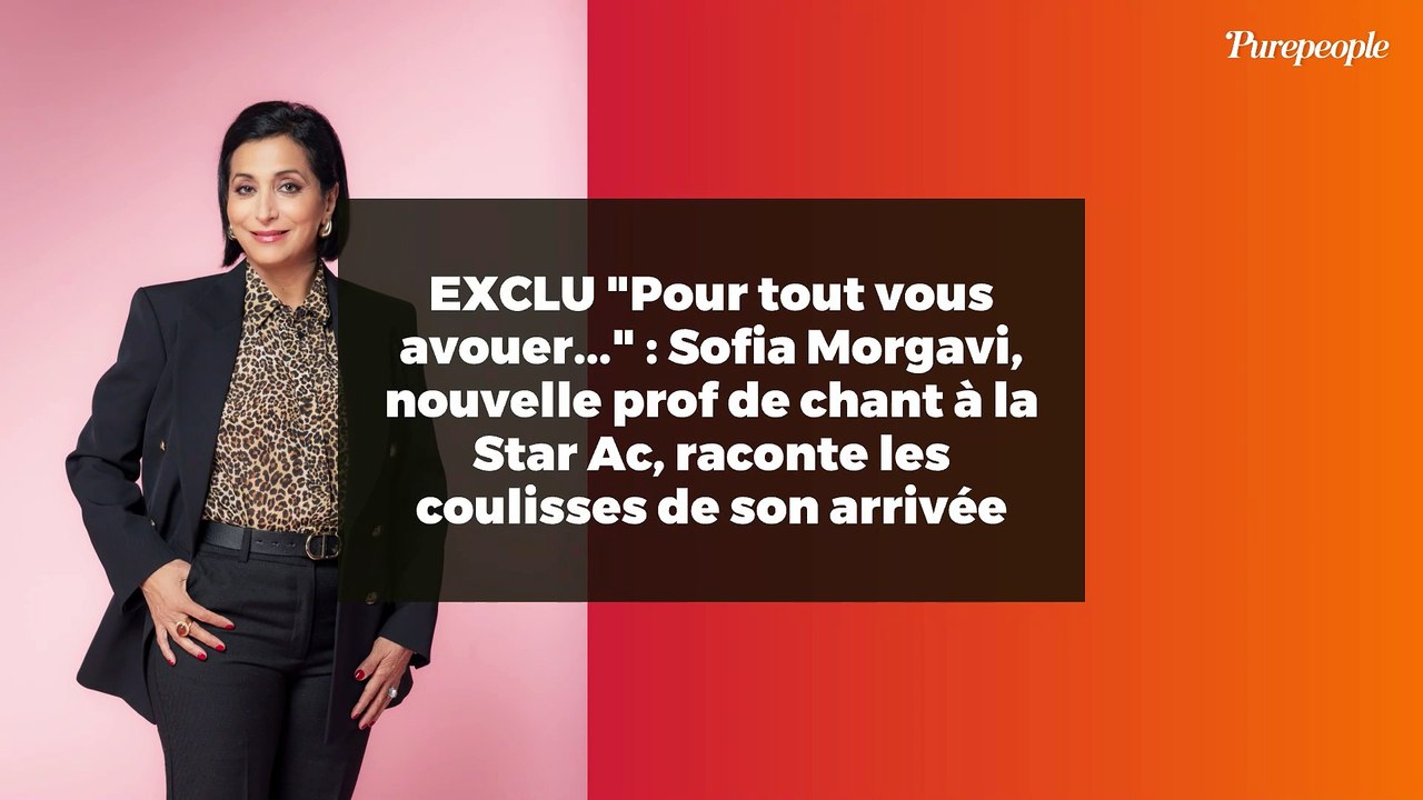 EXCLU "Pour tout vous avouer..." : Sofia Morgavi, nouvelle prof de chant à la Star Ac, raconte les coulisses de son arrivée