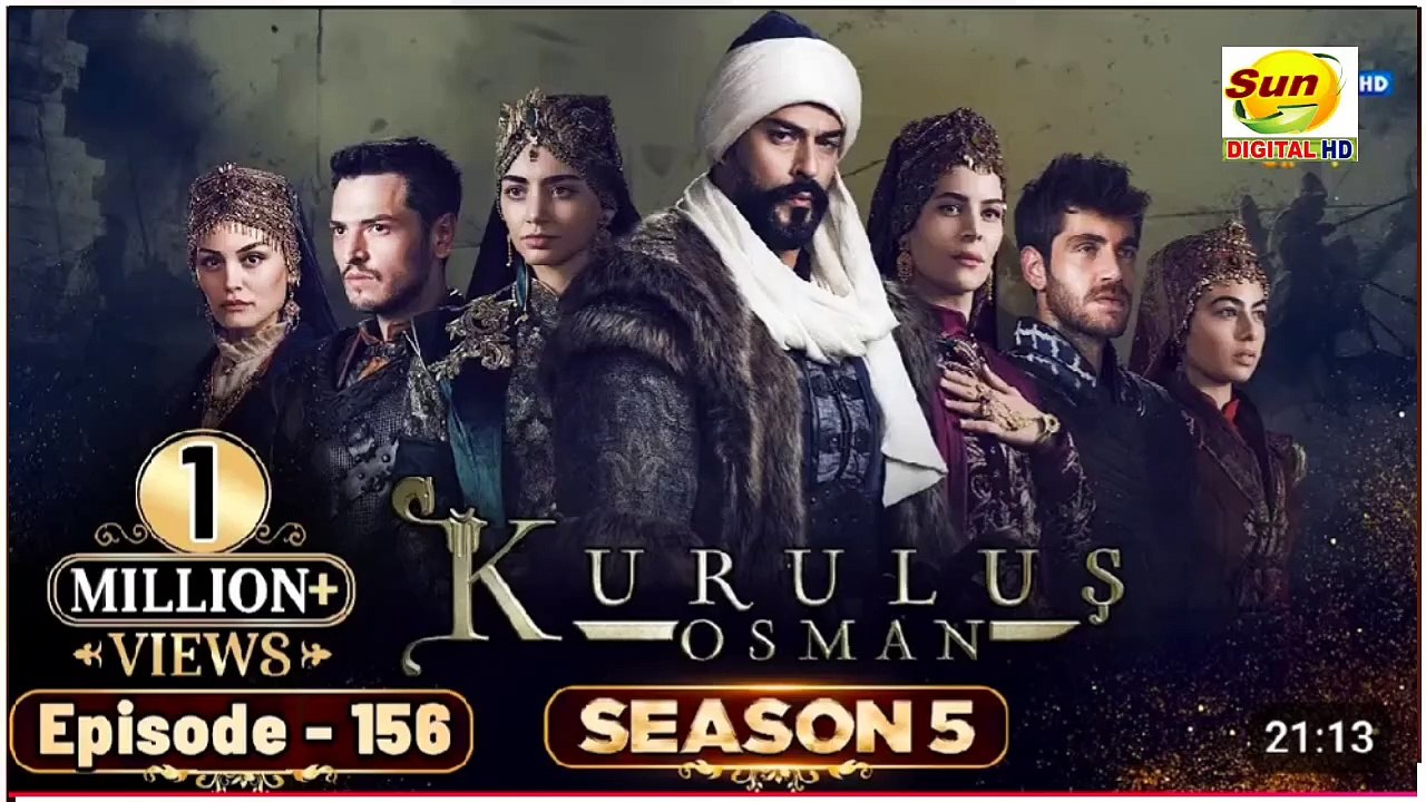 Kurulus Osman Season 05 Episode 156 - Urdu Dubbed | Sun Digital HD Channel