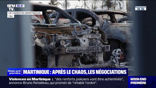 Martinique: après les violences, des négociations en cours pour trouver des solutions contre la vie chère