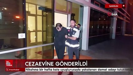 Samsun'da nikahına bir hafta kala uyuşturucuyla yakalanan damat adayı tutuklandı