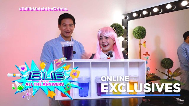 iBilib: Chris Tiu and Shaira Diaz’s match the drinks challenge! (Online Exclusives)